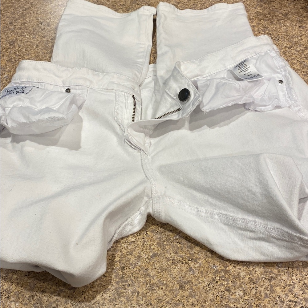 Kut From The Kloth Catherine Boyfriend White Jeans Size 16 Style KP494MF2 - Picture 15 of 17